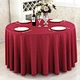 Round Polyester Tablecloth